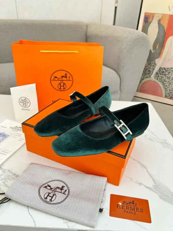 hermes flat chaussures pour femme s_12365a34